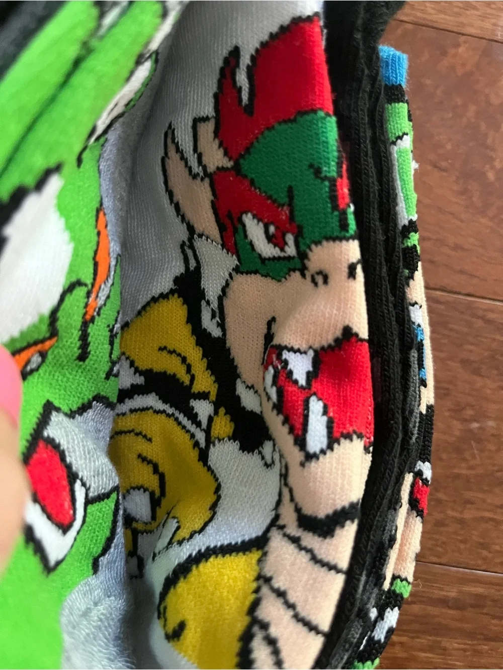 6 Pairs Super Mario No-Show Socks Kids Shoe Size 3-9 NEW